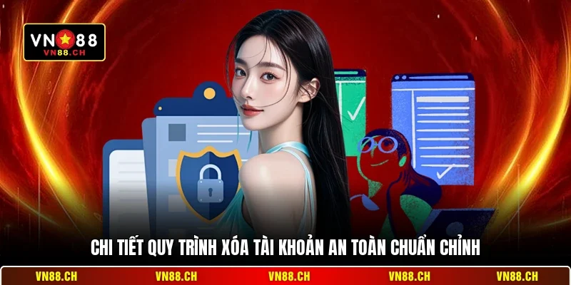 Chi tiết quy trình xóa tài khoản an toàn chuẩn chỉnh