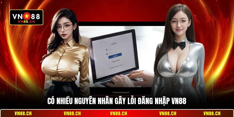 Lỗi Đăng Nhập VN88 - Cách Khắc Phục Nhanh Chóng Nhất 2026 1 Có nhiều nguyên nhân gây lỗi đăng nhập VN88