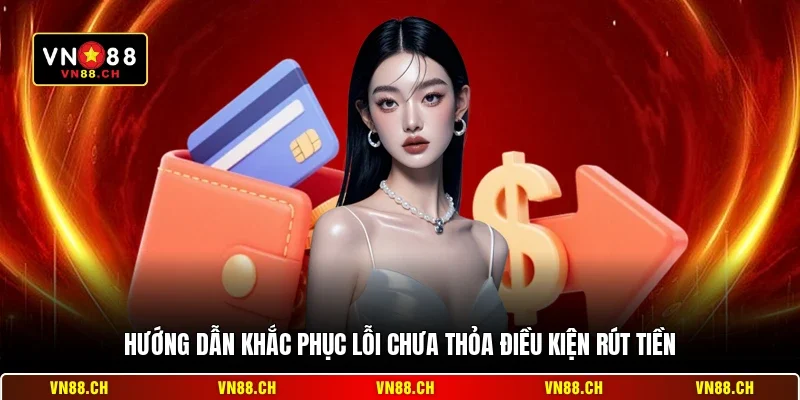 Hướng dẫn khắc phục lỗi chưa thỏa điều kiện rút tiền
