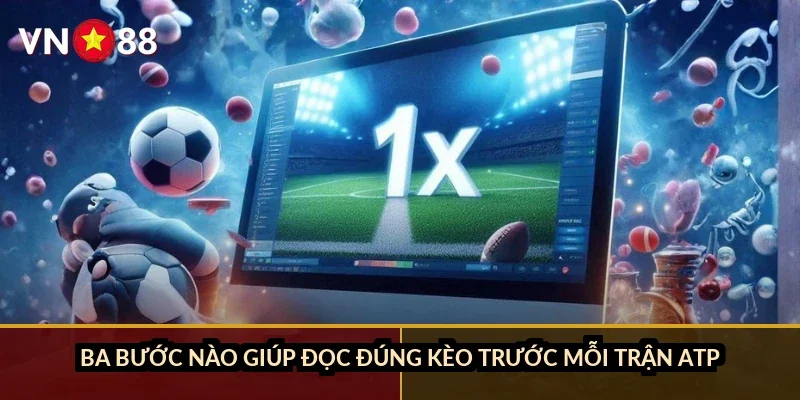 Ba bước nào giúp đọc đúng kèo trước mỗi trận ATP?
